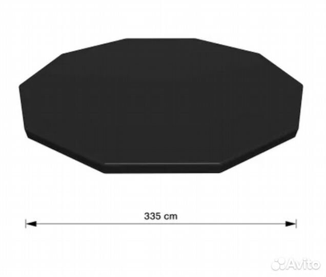 Тент для каркасных бассейнов 305 см,круглый