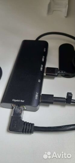 Док станция с Type-C на hdmi/RJ45/USB 3.0x2/SD/PD