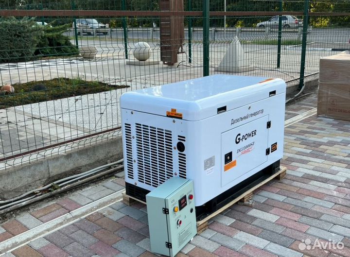 Генератор дизельный 13,5 kW g-power DG15000S одноф