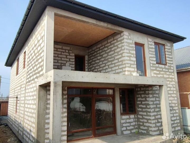 Отделка фасада, короед, штукатурка. Мокрый фасад