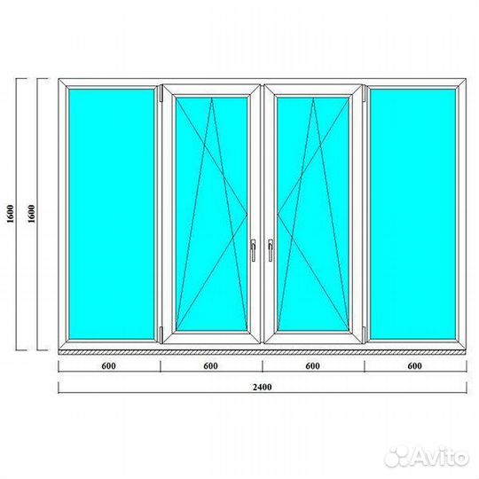 Окно на балкон