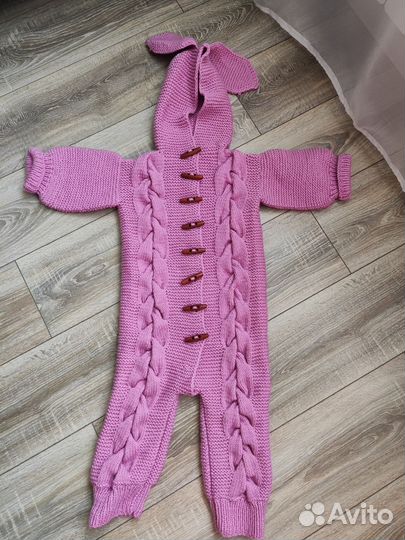 Вязаный комбинезон