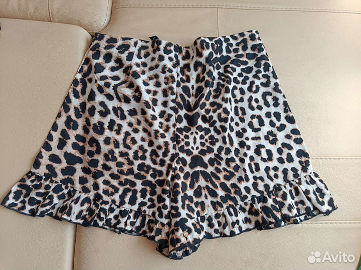 Шорты леопардовые 46