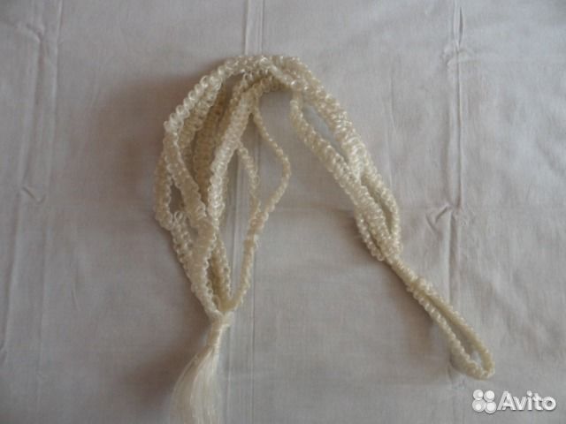 Кашпо керамическое СССР, / вязаное