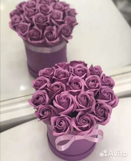 Букет из мыльных цветов