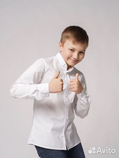 Рубашка для мальчика школьная