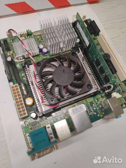 Материнская плата MS-9642 Mini-itx +проц и память