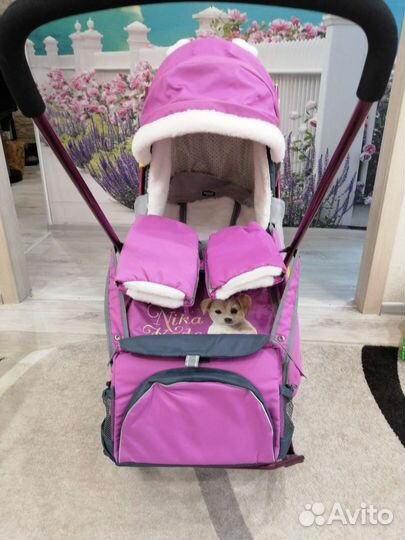 Детские санки коляска ника 7-2