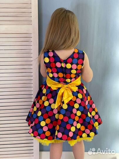 Новое платье в горошек Стиляги ретро для девочки