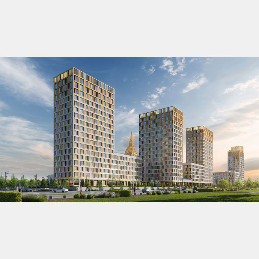 2-к. квартира, 56,2 м², 17/18 эт.
