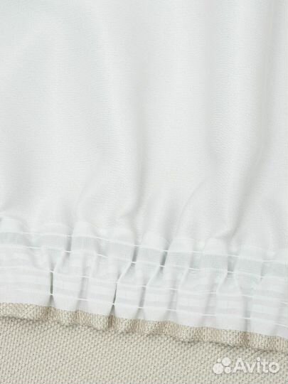 Шторы рогожка бежевый