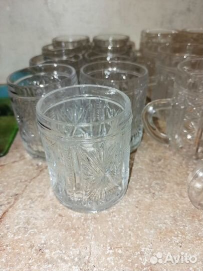 Хрустальные стаканы СССР