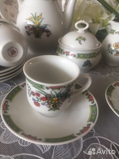 Сервиз кофейный Богемия