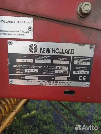 Пресс-подборщик New Holland 644, 1996