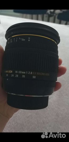 Sigma 18-50 mm 1:2.8 EX Macro