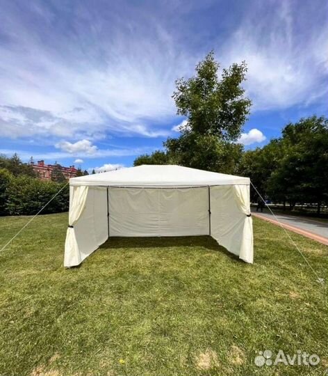 Аренда белого шатра 4000х3000х2500