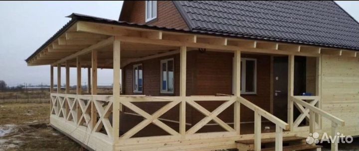Веранда / терраса / навес / крыльцо под ключ