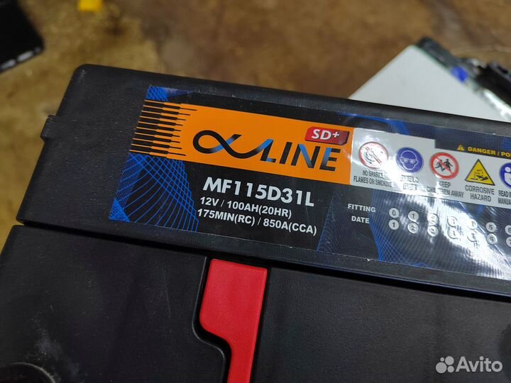 Аккумулятор Alphaline SD+ 100 Ач обр 850 А