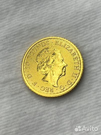 10 фунтов Великобритания Золото