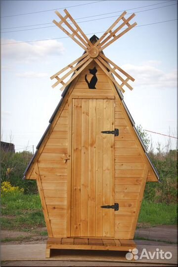 Дачный туалет деревянный JKT224