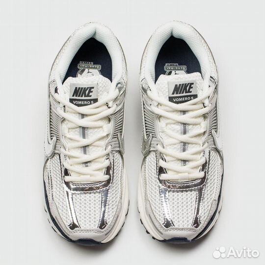 Кроссовки Nike Zoom Vomero 5 White Silver (арт. 25