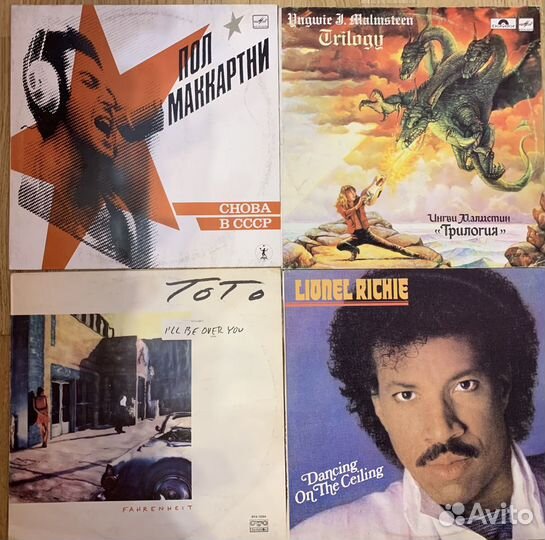 Виниловые пластинки рок