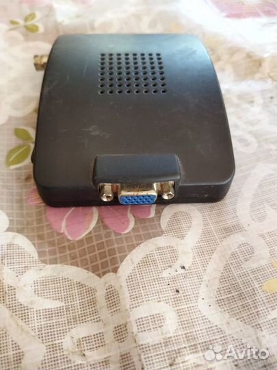 Адаптер конвертер вход RCA в vga