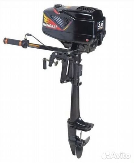 Лодочный мотор Hangkai 3,6HP (2 такта)