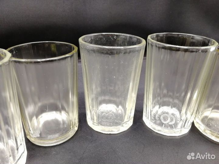 Стопка граненая 95-100 мл стекло 8*5,5 см ссз