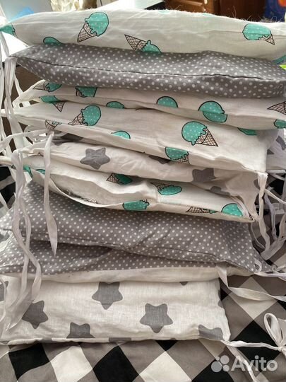 Бортики в детскую кроватку бесплатно