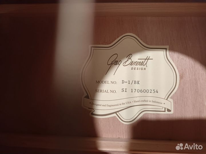 Гитара Samick Greg Bennett D-1 (Indonesia)