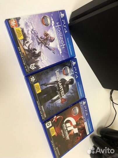 Sony ps4 slim 1tb/док станция/игры/Гарантия