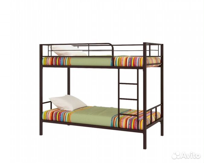 Двухъярусная кровать Севилья 2 коричневая