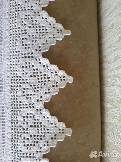 Скатерть льняная 180х180 см двусторонняя СССР