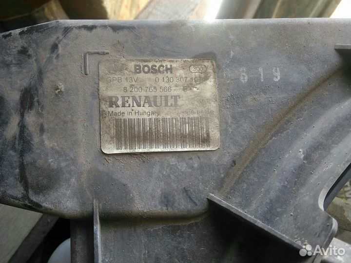 Вентилятор охлаждения рено