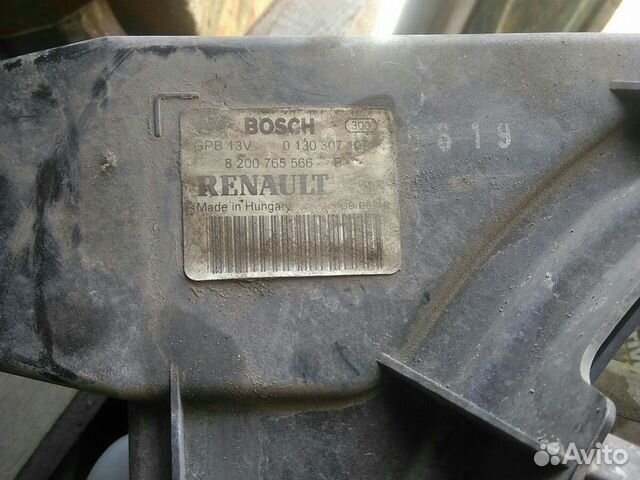 Вентилятор охлаждения рено