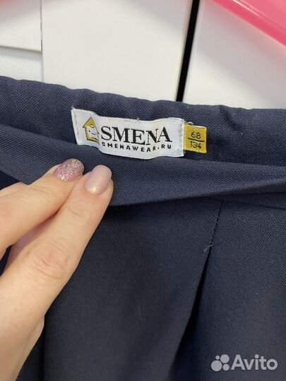 Школьные брюки кюлоты 134