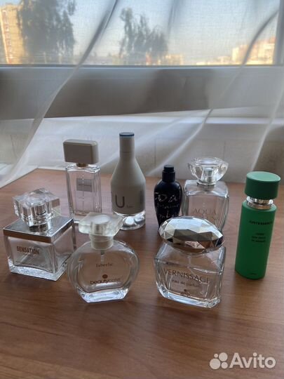 Пустые флаконы от парфюма