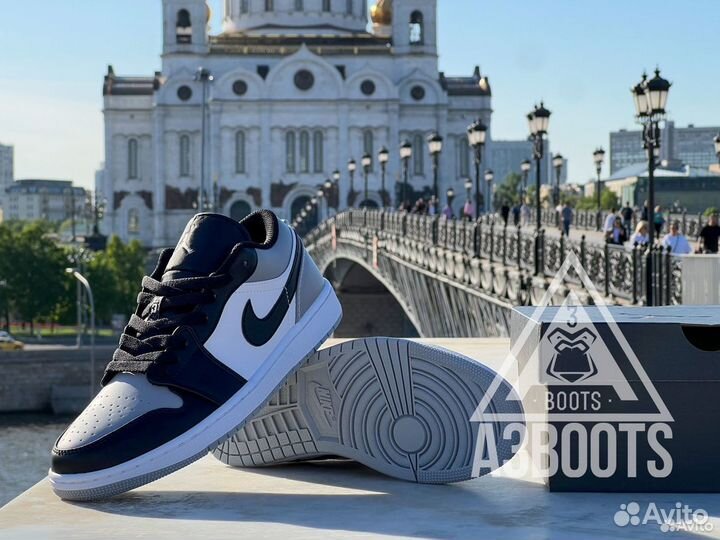 Кеды Nike Air Jordan 1 Low Shadow Toe