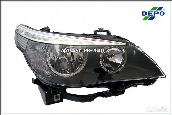 Передняя фара E60 правая новая 1шт