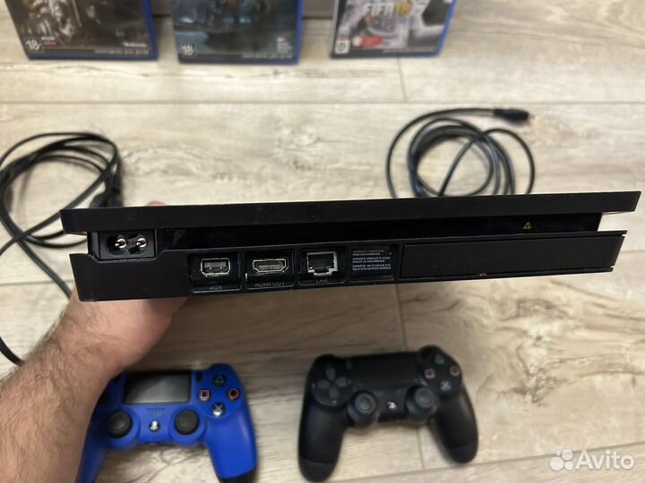 Sony playstation 4 slim 1tb с играми