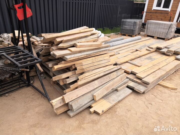 Доска 40х150 для опалубки