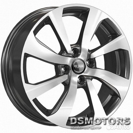 Диски кс893 6/16 4x100 ET37 d60.1 алмаз чёрный