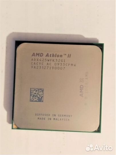 Процессор amd athlon II x3 425 am3