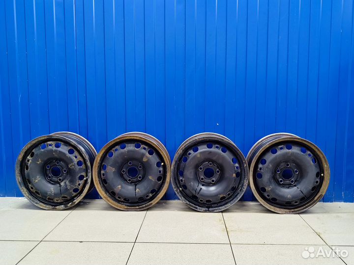 Диск штампованный R15 / 5x100 J6 38ET DIA57.1