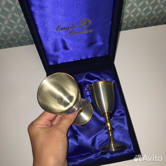 Новый набор бокалов Eagle Pewter 97 олово