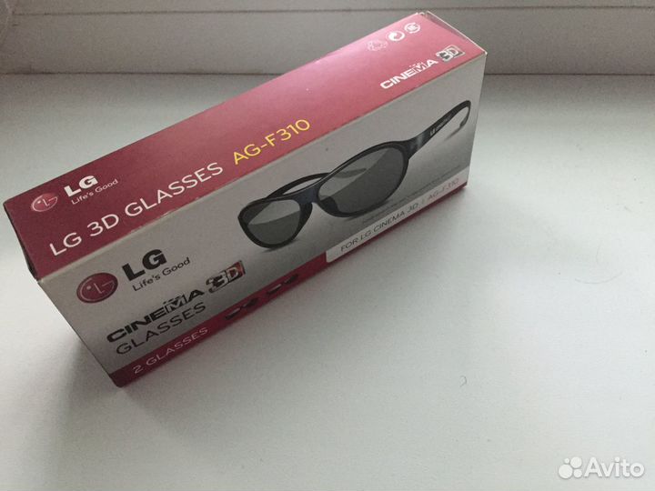 Новые 3D очки LG. Две пары. Cinema 3D glasses