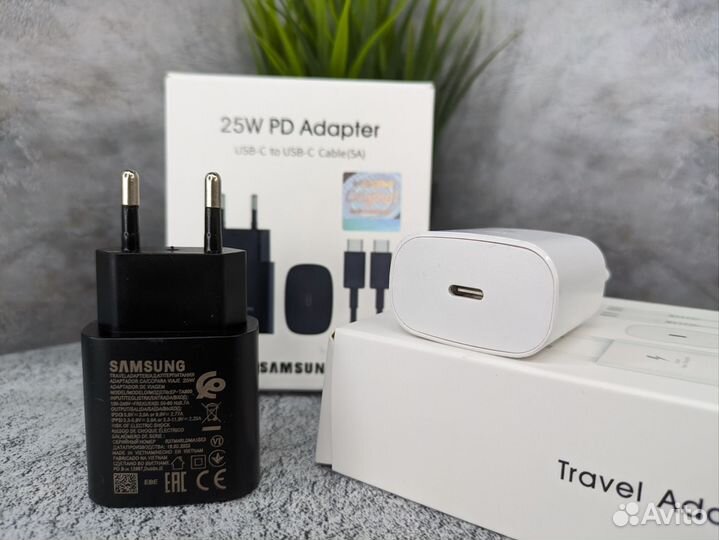Адаптер питания Samsung 25 вт type-c разъем