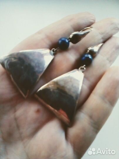 Серьги серебро 925 проба