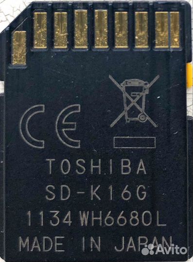 Карта памяти Toshiba sdhc 16GB